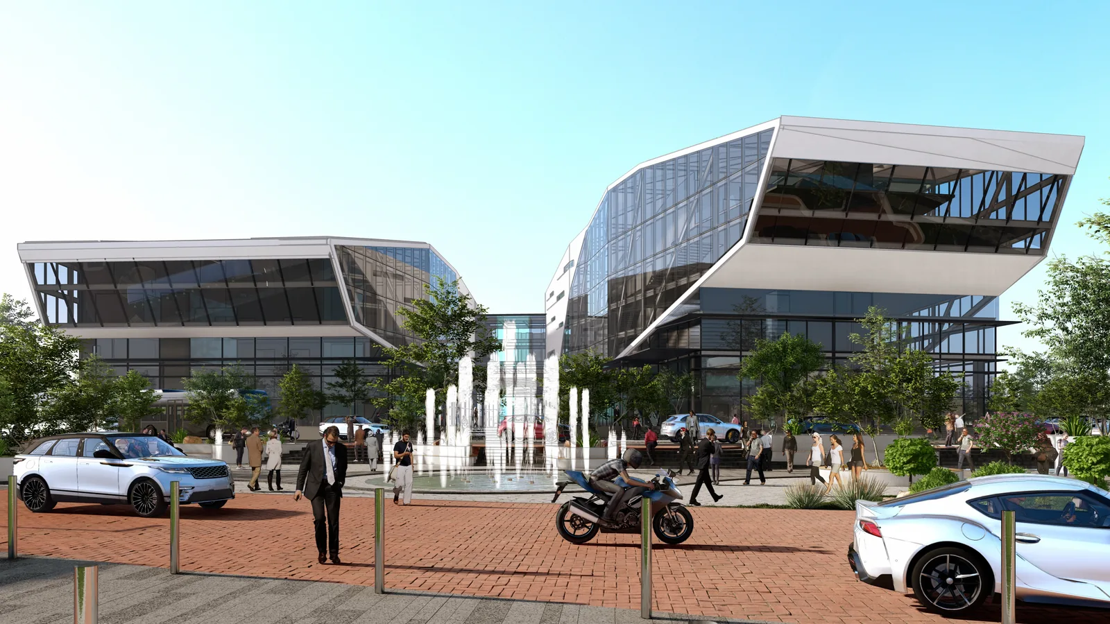 Bintulu Convention Center architectural presentation